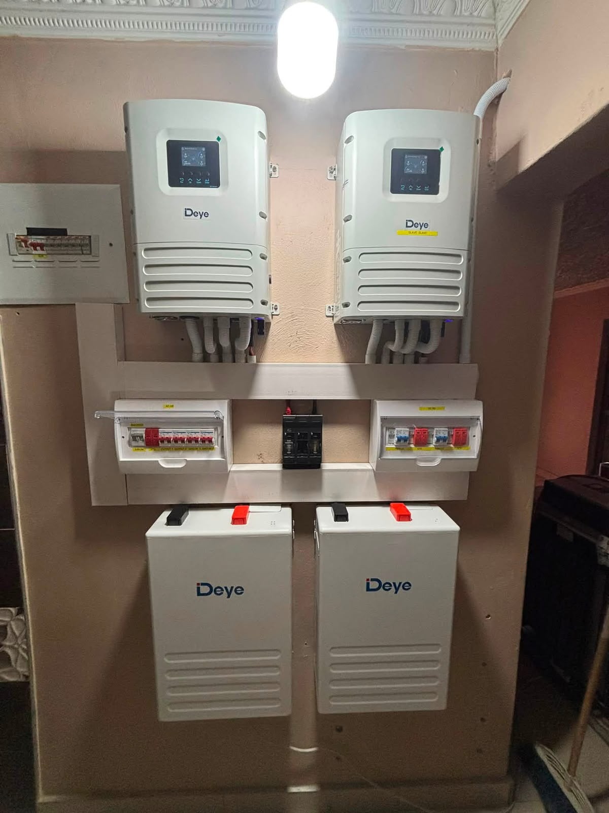 Dual Deye Inverter and Battery System — Solgenix Solutions installation